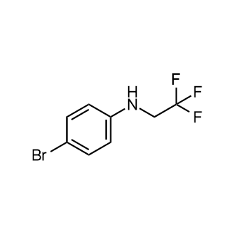 4-溴-n-(2,2,2-三氟乙基)苯胺结构式