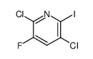 2,5-dichloro-3-fluoro-6-iodopyridine Structure