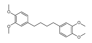 1,4-BIS(3,4-DIMETHOXYPHENYL)BUTANE结构式