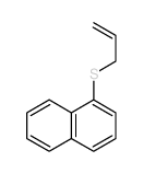 Naphthalene,1-(2-propen-1-ylthio)- Structure