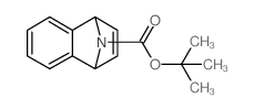 1,4-二氢-1,4-表亚氨基萘-9-羧酸叔丁酯结构式