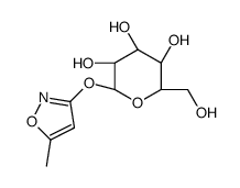 (2R,3S,4S,5R,6S)-2-(hydroxymethyl)-6-[(5-methyl-1,2-oxazol-3-yl)oxy]oxane-3,4,5-triol结构式