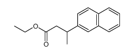(+/-)-ethyl 3-(2-naphthyl)butanoate Structure