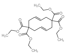 tetraethyl (3E,8E)-cyclodeca-3,8-diene-1,1,6,6-tetracarboxylate Structure