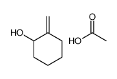 acetic acid,2-methylidenecyclohexan-1-ol结构式