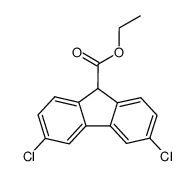 3,6-dichloro-9-carbethoxyfluorene Structure