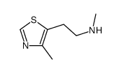 甲基-[2-(4-甲基-噻唑-5-基)-乙基]-胺结构式