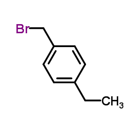 1-(溴甲基)-4-乙苯结构式