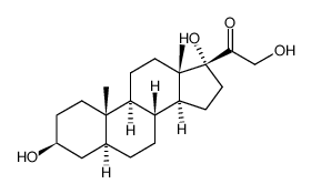 3beta,17,21-trihydroxy-5beta-pregnan-20-one picture