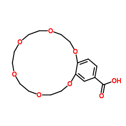 4'-羧苯并-18-冠-6-醚结构式
