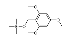 trimethyl-[(2,4,6-trimethoxyphenyl)methoxy]silane结构式