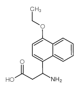 3-amino-3-(4-ethoxy-naphthalen-1-yl)-propionic acid Structure