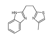 2-[2-(1H-benzimidazol-2-yl)ethyl]-4-methyl-1,3-thiazole结构式