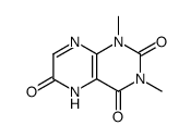 1,3-dimethyl-5H-pteridine-2,4,6-trione Structure