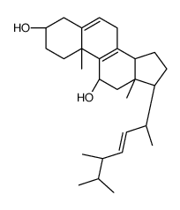 (22E)-Ergosta-5,8,22-triene-3β,11-diol结构式