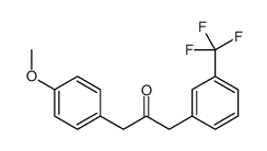 1-(4-methoxyphenyl)-3-[3-(trifluoromethyl)phenyl]propan-2-one Structure
