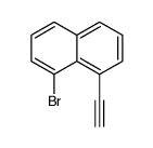 1-bromo-8-ethynylnaphthalene结构式