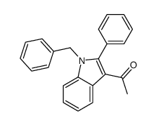 1-(1-benzyl-2-phenylindol-3-yl)ethanone Structure