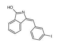 3-[(3-iodophenyl)methylidene]isoindol-1-one结构式
