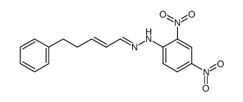 N-(2,4-Dinitro-phenyl)-N'-[(E)-5-phenyl-pent-2-en-(E)-ylidene]-hydrazine Structure