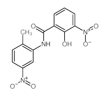 Benzamide,2-hydroxy-N-(2-methyl-5-nitrophenyl)-3-nitro- Structure