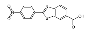 2-(4-nitrophenyl)-1,3-benzothiazole-6-carboxylic acid Structure