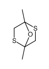 1,4-dimethyl-7-oxa-2,5-dithiabicyclo[2.2.1]heptane Structure