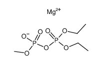 diphosphoric acid 1,1-diethyl ester 2-methyl ester, magnesium salt Structure