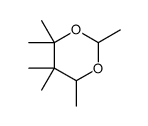2,4,4,5,5,6-hexamethyl-1,3-dioxane结构式