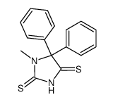 1-methyl-5,5-diphenyl-2,4-imidazolidinedithione结构式