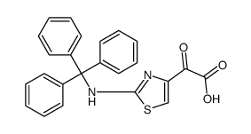2-氧亚基-2-(2-(三苯甲基氨基)噻唑-4-基)乙酸结构式