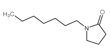 1-庚基-2-吡咯烷酮结构式