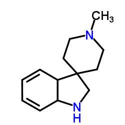 1-甲基螺[吲哚啉-3,4-哌啶]盐酸盐结构式