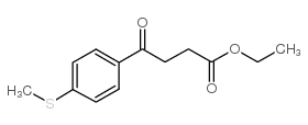 ETHYL 4-(4-METHYLTHIOPHENYL)-4-OXOBUTYRATE结构式
