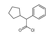 Cyclopentyl(phenyl)acetyl chloride Structure