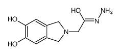 2H-Isoindole-2-acetic acid, 1,3-dihydro-5,6-dihydroxy-, hydrazide (9CI)结构式