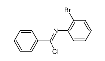 N-(2-Bromphenyl)benzimidoylchlorid结构式