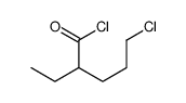 5-chloro-2-ethylpentanoyl chloride Structure