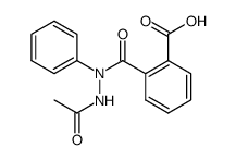 phthalic acid mono-(N'-acetyl-N-phenyl-hydrazide)结构式