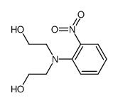N,N-bis(2-hydroxyethyl)-2-nitroaniline Structure