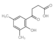 Benzenebutanoic acid,2-hydroxy-3,5-dimethyl-g-oxo-结构式