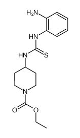 ethyl 4-{[(2-aminophenyl)aminothioxomethyl]amino}-1-piperidinecarboxylate结构式