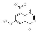 6-methoxy-8-nitro-1H-quinazolin-4-one Structure