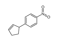 3-(4'-nitrophenyl)cyclopentene Structure