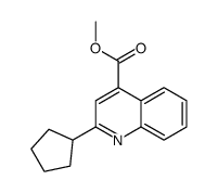 methyl 2-cyclopentylquinoline-4-carboxylate Structure
