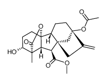 3-epi-gibberellin A1 methyl ester 13-acetate Structure