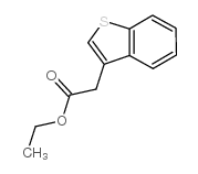 2-(1-苯并噻吩-3-基)乙酸乙酯结构式