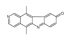 5,11-dimethylpyrido[4,3-b]carbazol-9-one结构式