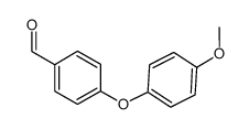 4-(4-甲氧基苯氧基)苯甲醛结构式