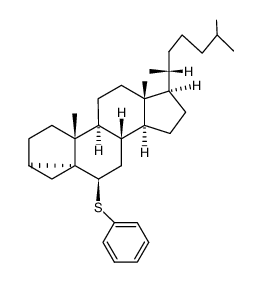 6β-phenylsulfanyl-3α,5α-cyclo-cholestane Structure